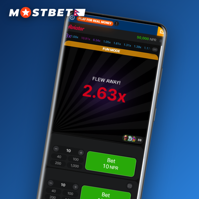 Mostbet Aviator dual bet panel letting players run two independent stakes per round