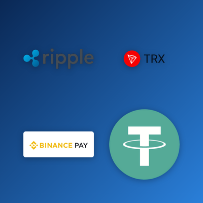 USDT, BTC and ETH crypto icons for Mostbet maximum withdrawal via on-chain settlement