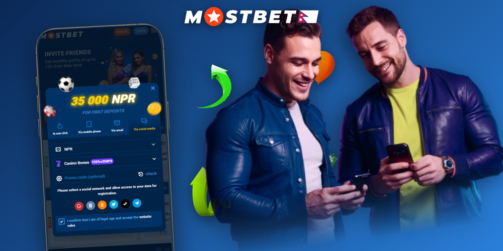 Mostbet casino bonus code BETBONUS125 entered in the registration form field